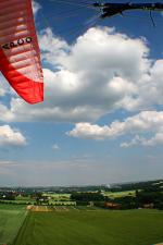 Paragliding Fluggebiet ,,Schleppstrecke Blick Richtung Osten