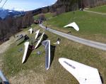 Paragliding Fluggebiet Europa » Schweiz » Graubünden,Fanas-Sassauna,'Mast 4' - HG-Startplatz