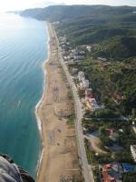 Paragliding Fluggebiet ,,Landeplatz und Strand von Vrahos
