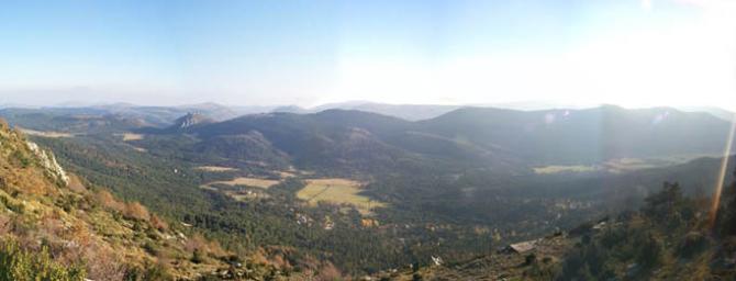 Das Tal von Col de Bleyne